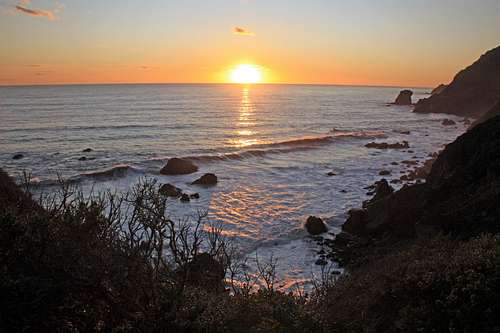 Sunset from Pirates Cove