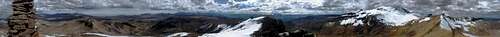 Nevado Chucura 360 degrees summit panorama