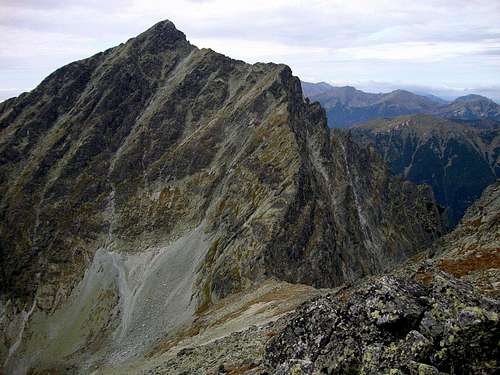 Impressive east ridge of Krivaň