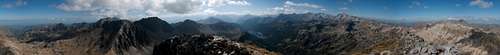 360° summit panorama Pic de Bastan