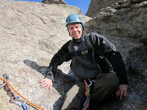 My climbing instructor, Shawn