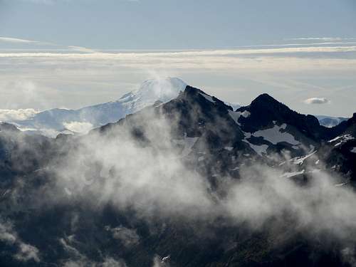 view from Muir snowfield