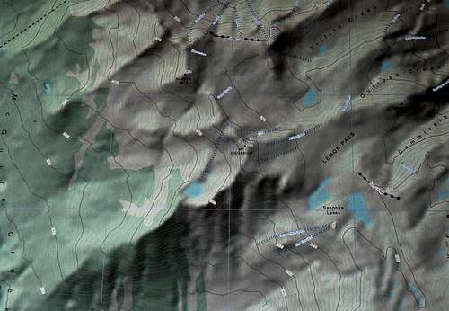 Mount Giegerich - Winter Map