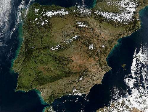 Iberian Peninsula's Top 100 Prominent Peaks
