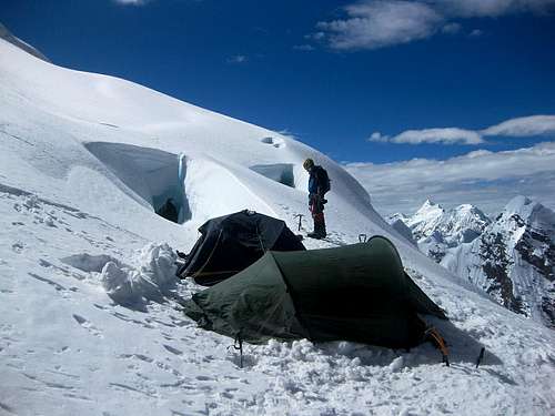 Ausangate high camp, at around 5750m