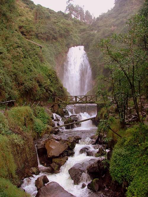 Peguche waterfall