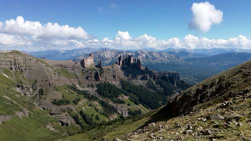 The Castles from Storm Pass