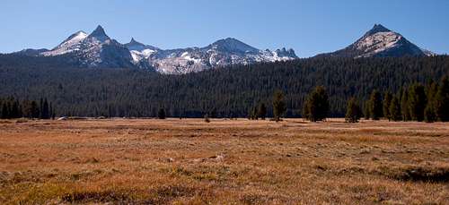 View South from Tuolumne Meadows
