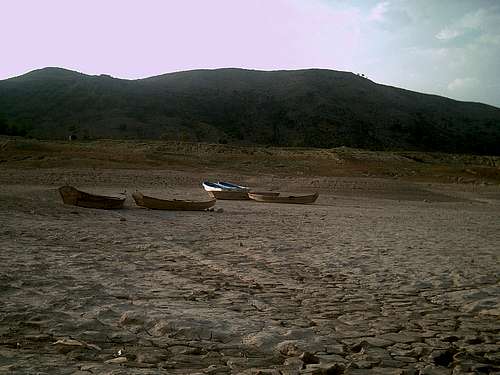 Dried khanpur Lake