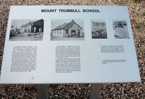 Mt. Trumbull school history