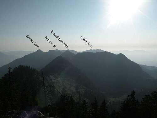 Mount Si NRCA from Moolock Mountain