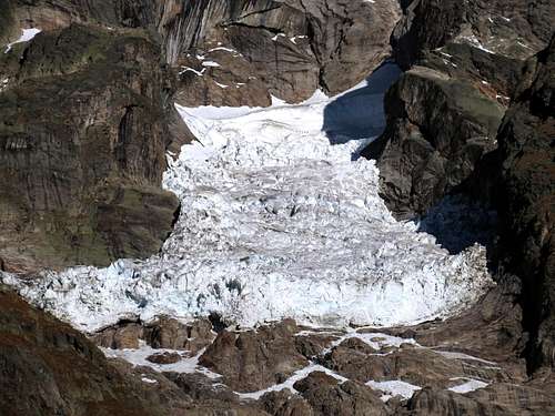 Glaciers of the Monte Bianco 