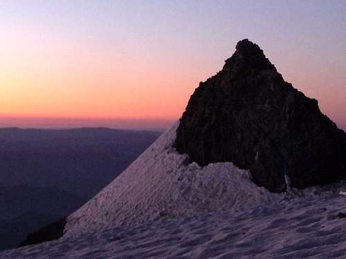 Muir Peak during Sunset
