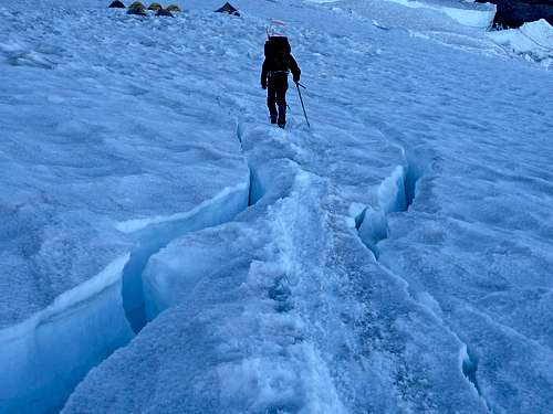 Snow Bridge to Ingraham Flats