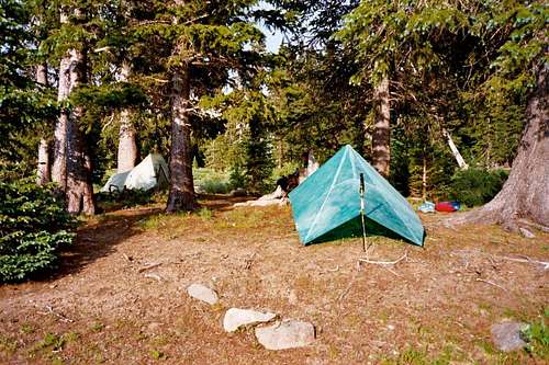 Camp at Squaw Lake