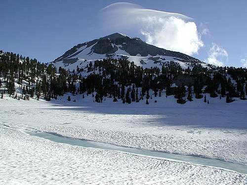 Lassen's south side on the...