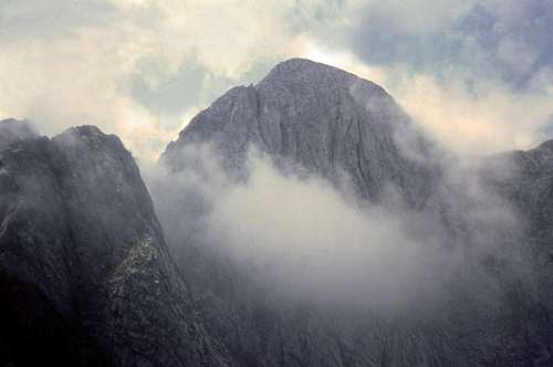  A light cloud on Pizzo d'Uccello North Face