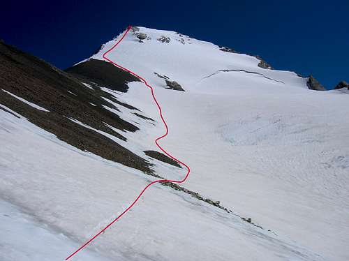 North face  route