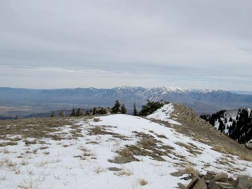 Wasatch Front from Flat Top