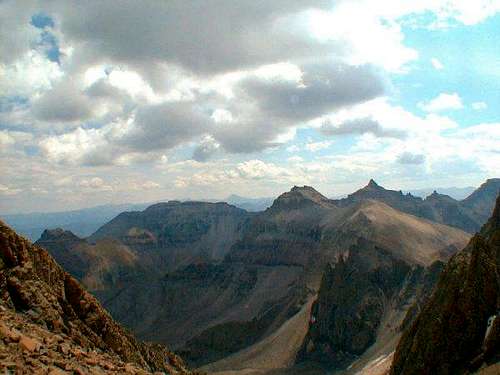 From Scree Col saddle...