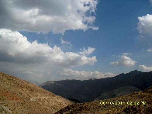 view from aslak 2 way of azadbar (iran)