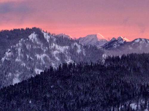Alpenglow to the North