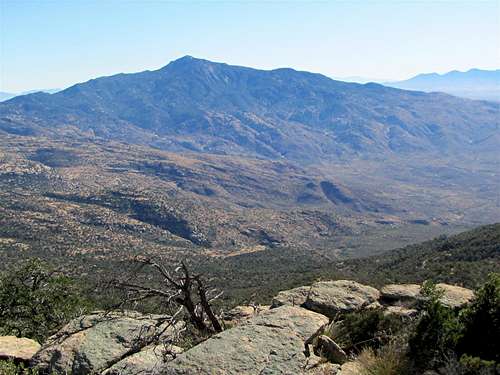 Mica Mountain from the summit of Tanque Verde Peak