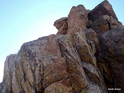 North ridge boulders