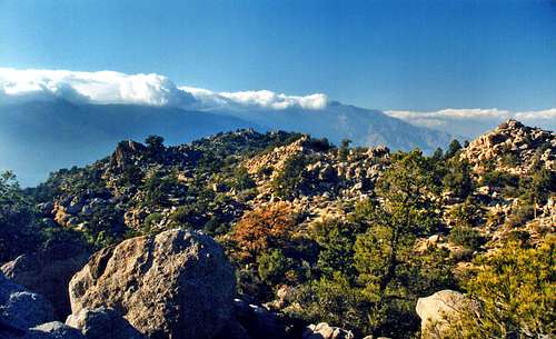 San Jacinto Mountains from Asbestos Mountain