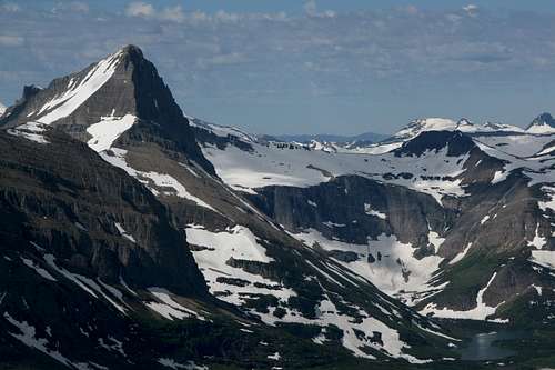 Mount Grinnell and Swiftcurrent Glacier
