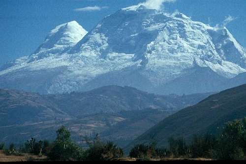 Huascaran Sur (right) and...