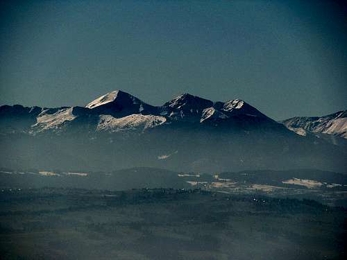 Western Tatras - border peaks