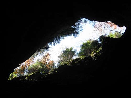 The window of Living Fire cave