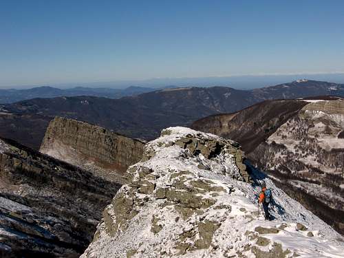 Monte Sillara summit ridge