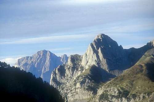 The north face of Telera,...
