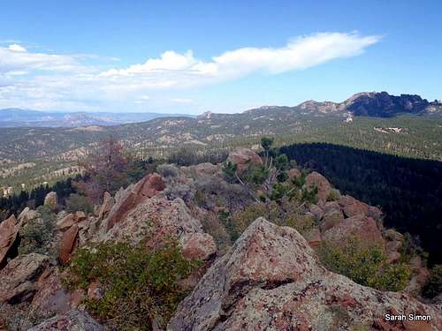 North from Turtle Mountain summit