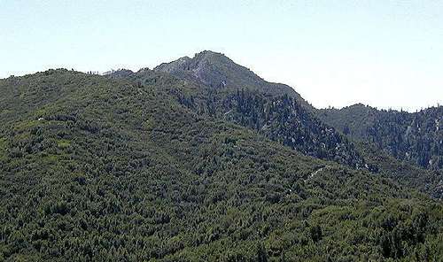 May 2001: the summit trail is...
