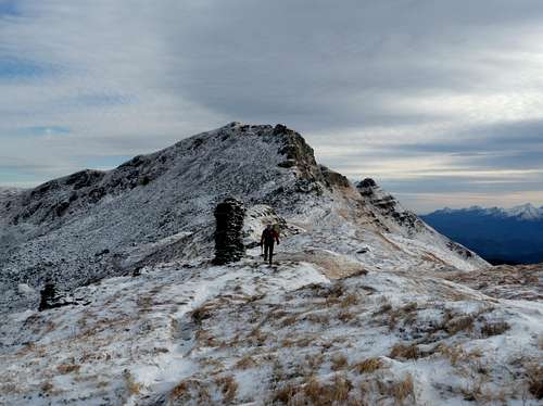 Monte Sillara and Monte Paitino summit ridge