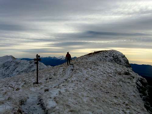Monte Sillara summit ridge 