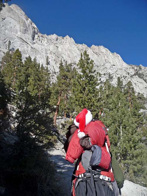 The Santa Man on the Trail