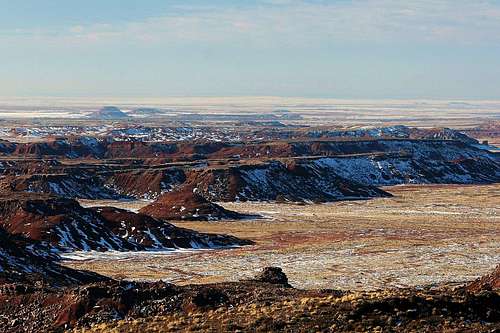 Snow in the Painted Desert I