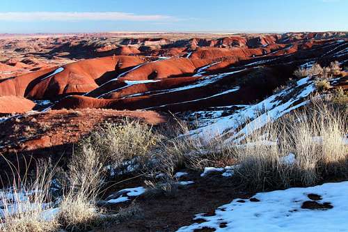 Snow in the Painted Desert II