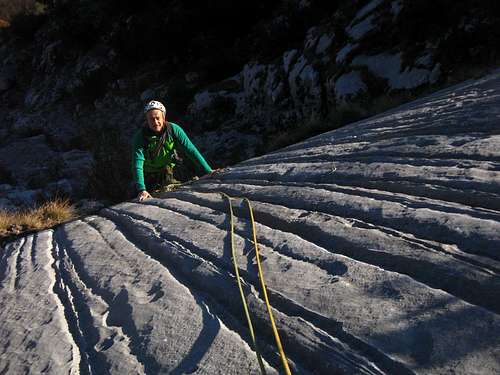 Long shadows on Striped Slabs - Sarca Valley