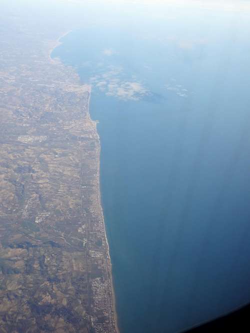Italian Adriatic coast (Ancona Cape & Monte Conero)