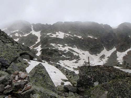 View from Ice Lake to slopes of Musala