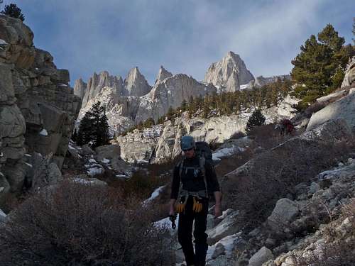 Michael with Mount Whitney in the Background