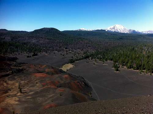 view from cinder cone