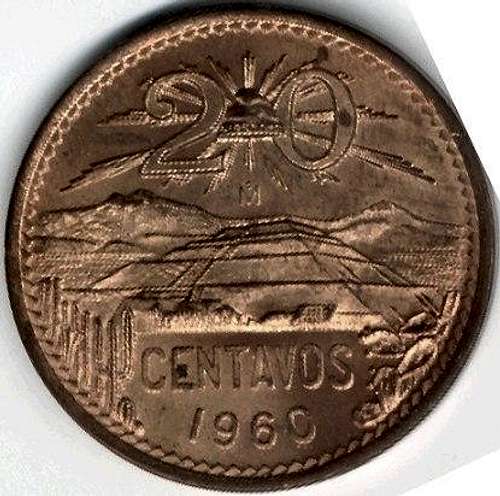 Mexico's twenty centavos