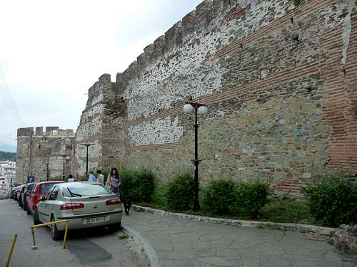Roman City walls in Thessaloniki