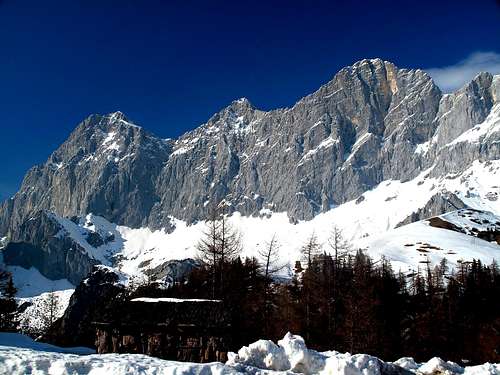 The south wall of the Dachstein group